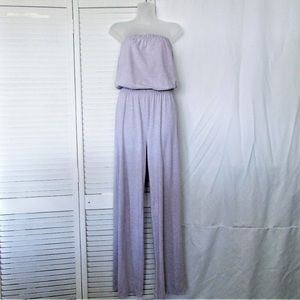 American Apparel • Strapless Wide Leg Jumpsuit